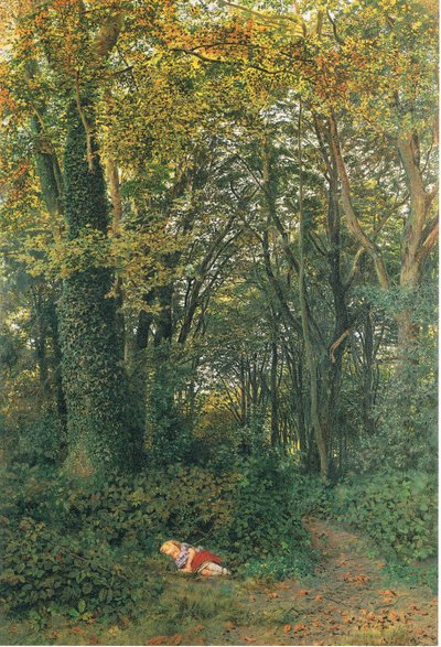 Verloren im Wald von Edmund George Warren